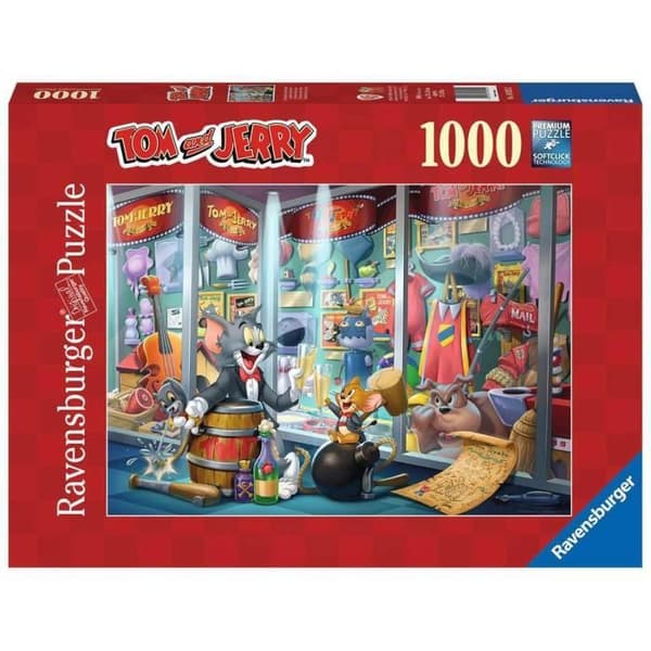 1000 bitars pussel - Ravensburger - The glory of Tom and Jerry - Tecknade serier och serier - Blandat - Vuxen