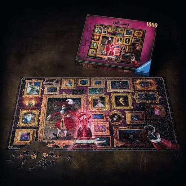 1000 bitars pussel Captain Hook - Disney Villainous Collection - Ravensburger