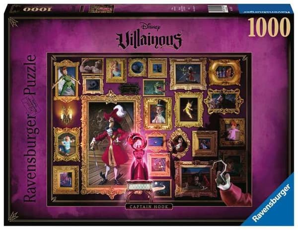 1000 bitars pussel Captain Hook - Disney Villainous Collection - Ravensburger