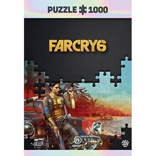 1000 bitars pussel - Ubisoft - Far Cry 6 - Dani - Affisch ingår - Bomullsväska