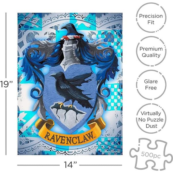 Harry Potter Ravenclaw 500 bitars pussel - AQUARIUS varumärke - Fantasi tema - För vuxna