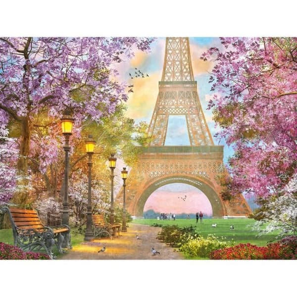 1500 bitars pussel Love in Paris, Vuxna & barn från 14 år, Högkvalitativt pussel 80x60cm, 12000694, Ravensburger