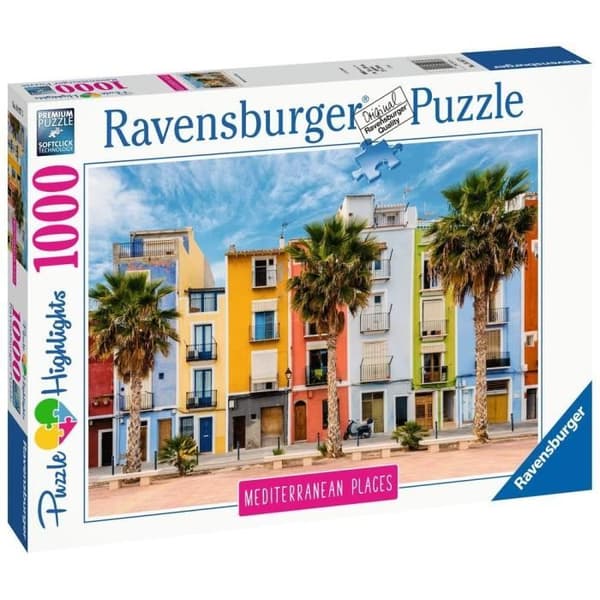 1000 bitars pussel - Medelhavet Spanien - Ravensburger