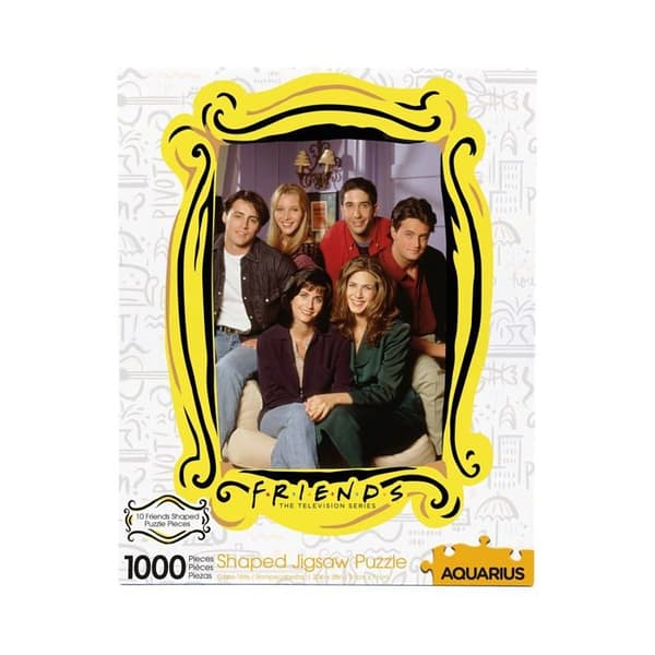AQUARIUS Friends Apartment Puzzle (1000 bitars pussel) - bländfri - Precision Fit - Officiellt licensierad Friends Merchandise
