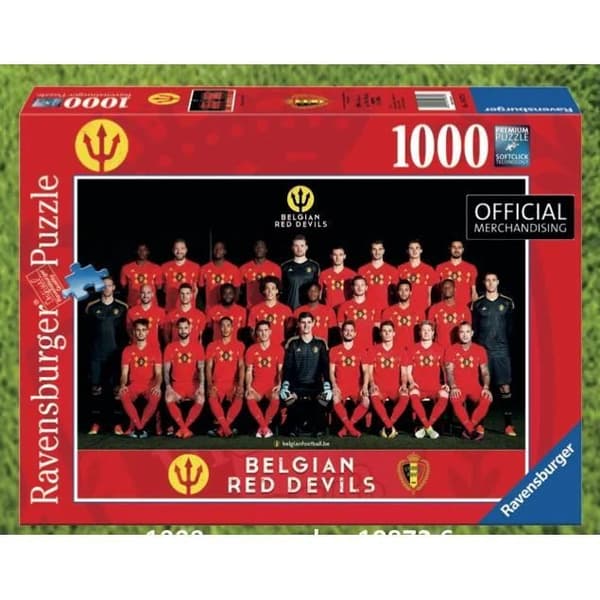 BELGISKA RÖDA DJÄVLAR 2018 - PUSSEL 1000 STK RAVENSBURGER