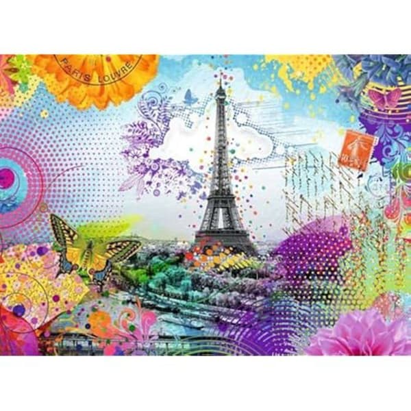 Ravensburger Postcard of Paris Pussel - 500 bitar - Olika färger
