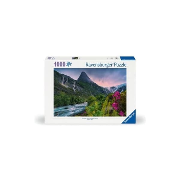 4000 bitars pussel Ravensburger I hjärtat av bergen
