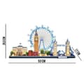 Miniatyrbild 4 av 6: 3D-pussel, London LED Cityline, modell att bygga, 3D-pussel för vuxna, pussel för barn 8 år, barnleksaksmodell, 186 bitar
