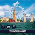 Miniatyrbild 6 av 6: 3D-pussel, London LED Cityline, modell att bygga, 3D-pussel för vuxna, pussel för barn 8 år, barnleksaksmodell, 186 bitar