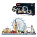 Miniatyrbild 1 av 6: 3D-pussel, London LED Cityline, modell att bygga, 3D-pussel för vuxna, pussel för barn 8 år, barnleksaksmodell, 186 bitar
