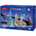 Miniatyrbild 2 av 4: 3D New York Pussel - XTREM RAIDERS - City Line - Resor och kartor - 123 bitar