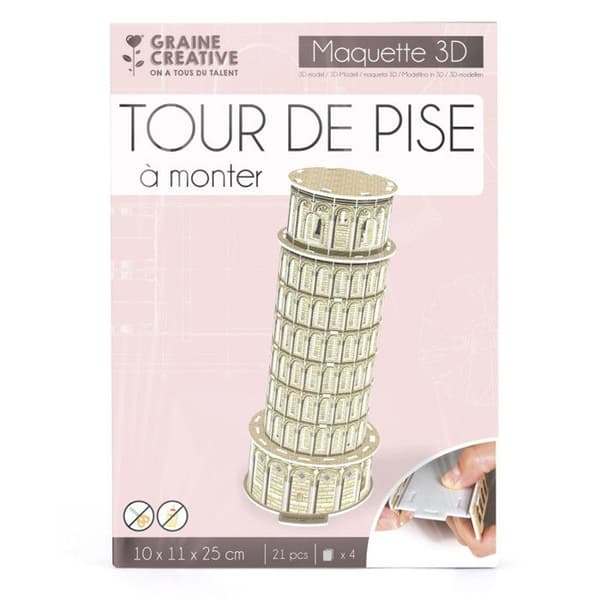 3D Pussel Tower of Pisa - Arkitektur och monument - Blandat
