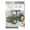 Miniatyrbild 1 av 4: 3D-modellpussel - Traktor - 30,7 x 17 x 19 cm - 65 st - Graine Creative vi har alla talang