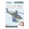 Miniatyrbild 1 av 4: 3D-pusselmodell - Apache Helikopter - Fordon och maskiner - Grön