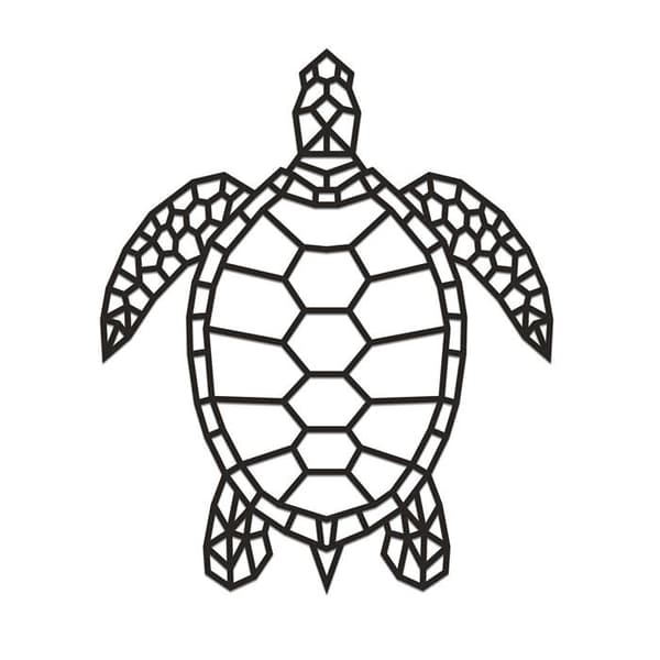 Träväggpussel - Sköldpadda 84 Cm