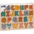 Miniatyrbild 6 av 6: Small Foot form pussel alfabet Safari 22 x 29 cm trä 26 bitar