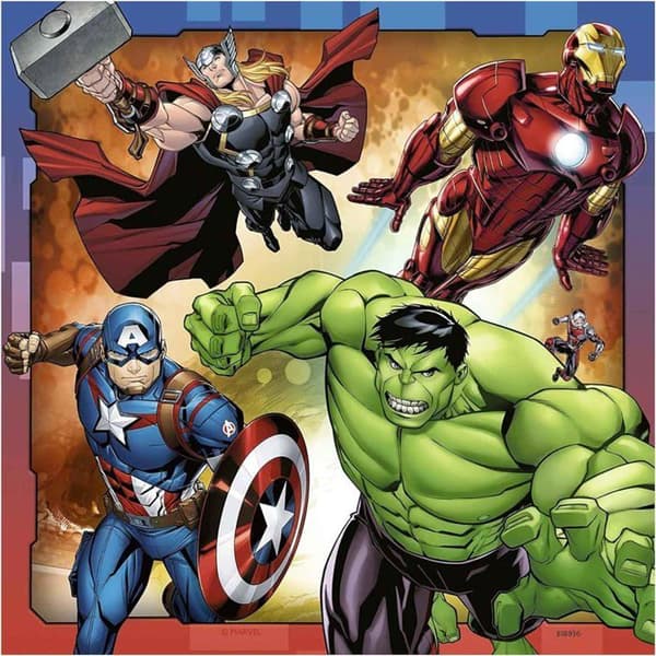 Ravensburger Avengers 3x49 pusselbitar för barn från 5 år och uppåt