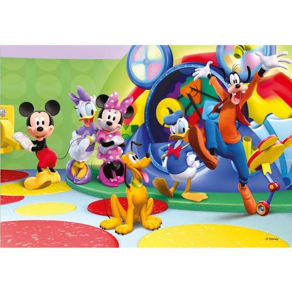 Pussel 2 x 12 bitar: Mickey, Minnie och deras vänner