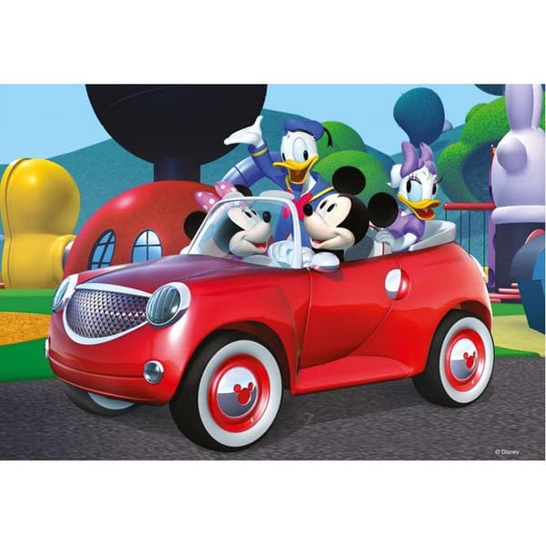 Pussel 2 x 12 bitar: Mickey, Minnie och deras vänner
