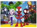 Miniatyrbild 3 av 6: Spidey och hans vänner 45 bitars pussel - Tecknade serier och serier - NATHAN - Från 5 år