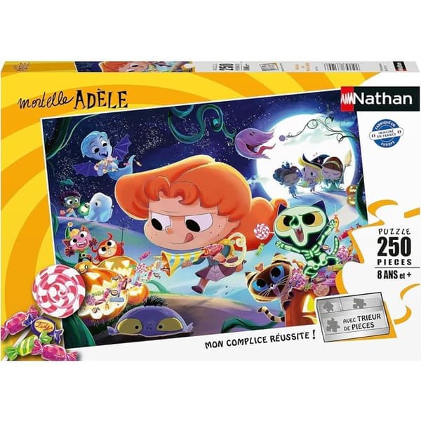 Nathan Halloween Pussel med Mortelle Adèle 250 bitar