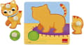 Miniatyrbild 4 av 4: Träkattpussel - GOULA - 4 bitar - Djur - Blandat - Barn - Mindre än 100 bitar
