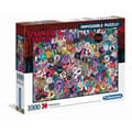 Miniatyrbild 1 av 3: Impossible 1000p Puzzle - Stranger Things - Clementoni - Bio och reklam - Röd - Blandat