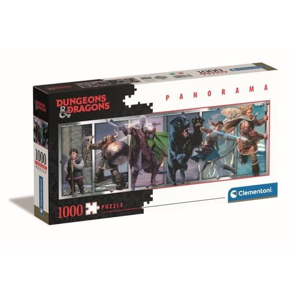 Dungeons & Dragons Puzzle - Clementoni - 1000 bitar - Mått 98 x 33 cm