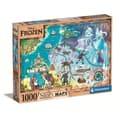 Miniatyrbild 2 av 3: 1000 bitars pussel - CLEMENTONI - Disney Story Maps - Frysta - Tecknade serier och serier - Vuxen