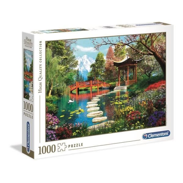 1000 bitars pussel - CLEMENTONI - Fujis trädgård - Blandat - Vuxen - Grön