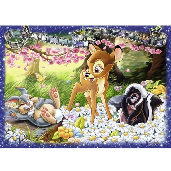 1000 bitars pussel - RAVENSBURGER - Bambi - Landskap och natur - Vuxen