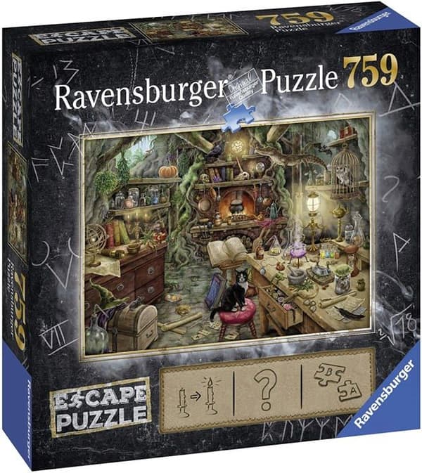 Ravensburger Space Puzzle 759 bitar - Häxans kök - Barn - Livsscen - Brun