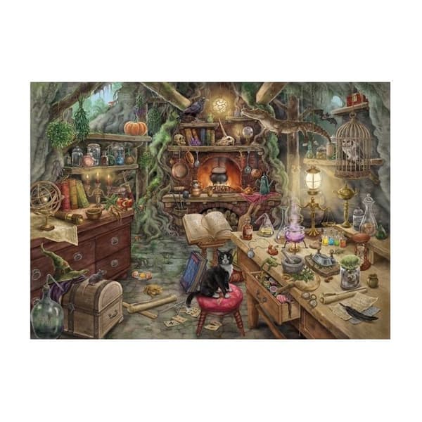 Ravensburger Space Puzzle 759 bitar - Häxans kök - Barn - Livsscen - Brun