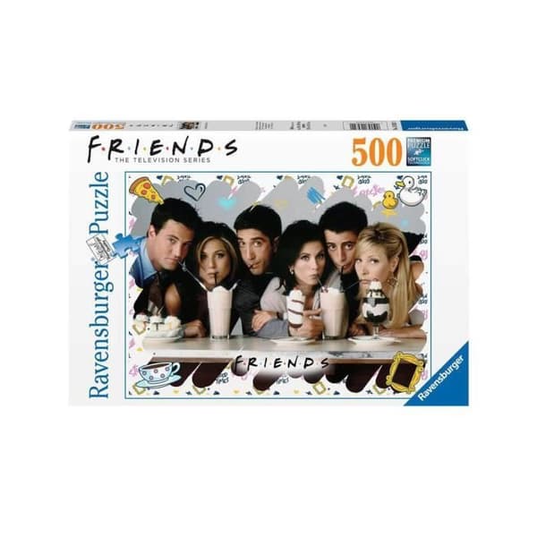 Ravensburger 500 bitars pussel - Friends: I'll Be There for You - Bio och reklam - Svart