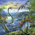 Miniatyrbild 2 av 4: Pussel 3x49 bitar - Dinosauriernas fascination - Ravensburger - Uppsättning av barnpussel - Från 5 år