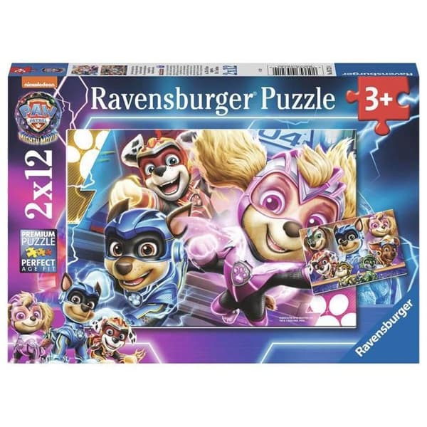 2 x 12 pusselbitar: Ett oförstörbart team, Pat'Patrouille (Paw Patrol)