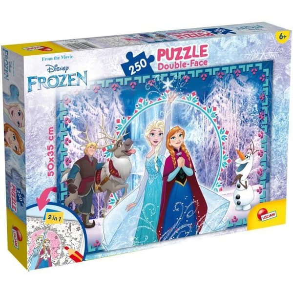 LISCIANI GIOCHI Dubbelsidigt pussel Plus 250 Fryst