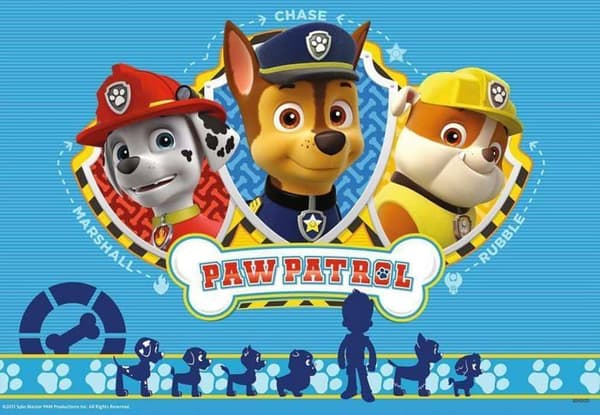 Paw Patrol Pussel 2x12 bitar - Ravensburger - För barn från 3 år och uppåt