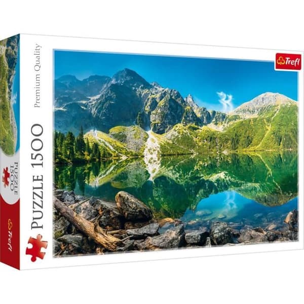 1500 bitars pussel - TREFL - Lake Morskie Oko, Tatras, Polen - Landskap och natur - Vuxen - Interiör