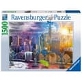 Miniatyrbild 3 av 3: Ravensburger 1500 bitars pussel - Landskap och natur - Årstider i New York