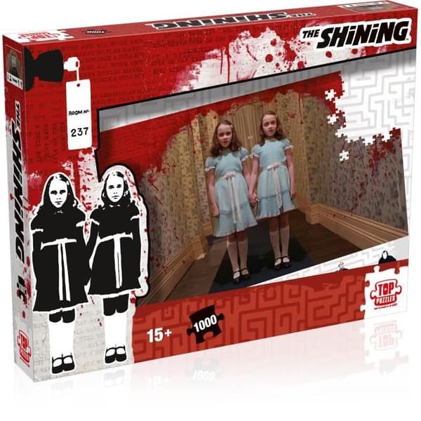 Skräckpussel The Shining 1000 Pieces - Vinnande drag - Bio och reklam - Brun - Från 18 år