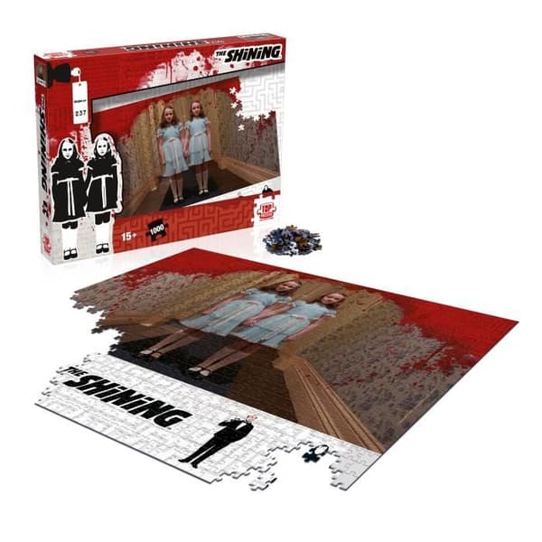 Skräckpussel The Shining 1000 Pieces - Vinnande drag - Bio och reklam - Brun - Från 18 år