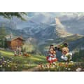 Miniatyrbild 1 av 3: Pussel 1000 bitar: Thomas Kinkade: Mickey och Minnie i Alperna, Disney