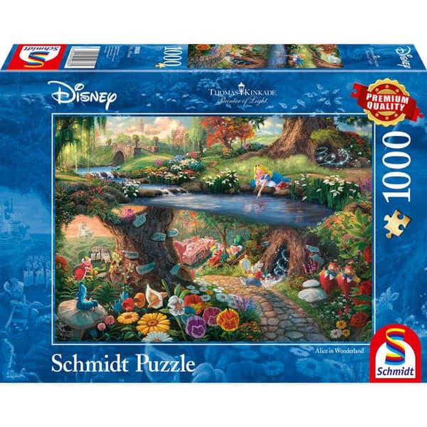 Pussel - SCHMIDT SPIELE - Disney, Alice i Underlandet - 1000 bitar