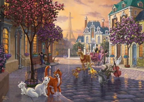 Pussel - SCHMIDT SPIELE - Disney, The Aristocats - 1000 bitar