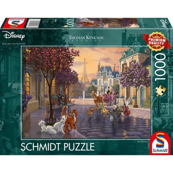 Pussel - SCHMIDT SPIELE - Disney, The Aristocats - 1000 bitar