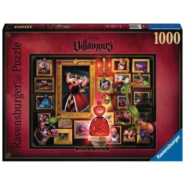 1000 bitars pussel The Queen of Hearts (Disney Villainous Collection) - Vuxna, barn, från 10 år - 15026 - Ravensburger