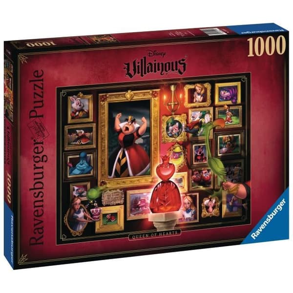 1000 bitars pussel The Queen of Hearts (Disney Villainous Collection) - Vuxna, barn, från 10 år - 15026 - Ravensburger