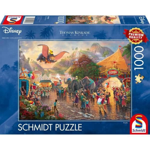 Pussel - SCHMIDT SPIELE - Disney, Dumbo - 1000 bitar