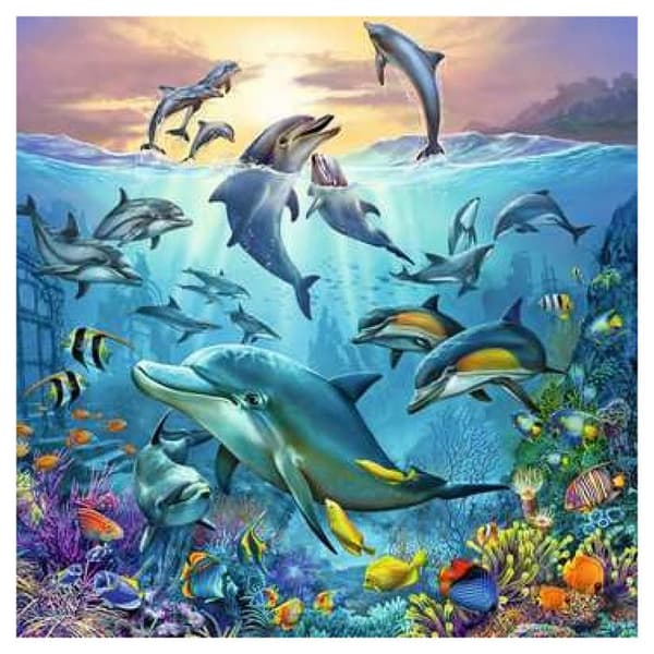 Ocean Animals Pussel - Ravensburger - 3 x 49 bitar - För barn från 5 år och uppåt